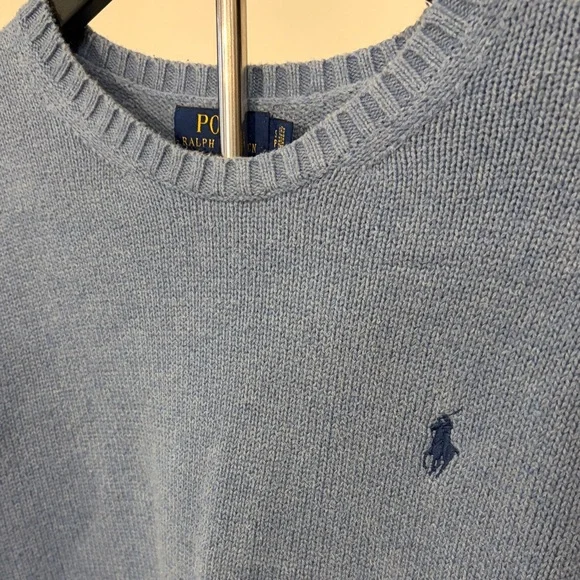 Polo by Ralph Lauren Blue Crewneck Sweater - Picture 2 of 3